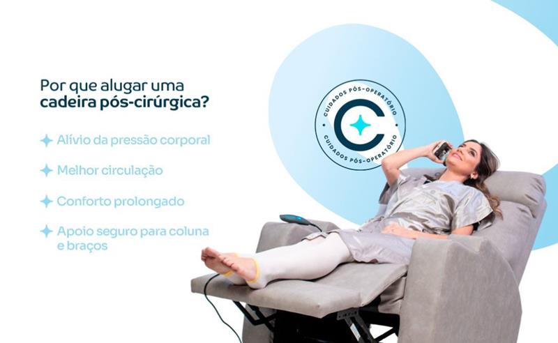 Poltronas para locação de pós-operatório Campinas