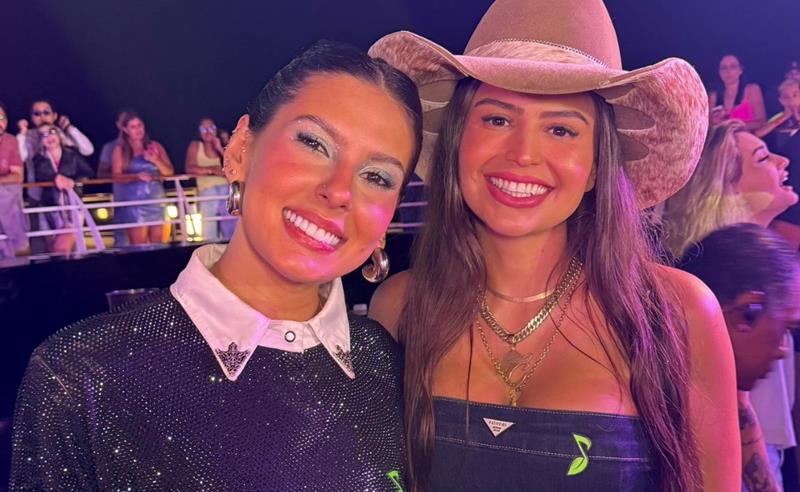 DJ Cintia Souza curte férias de luxo no cruzeiro da cantora Ana Castela