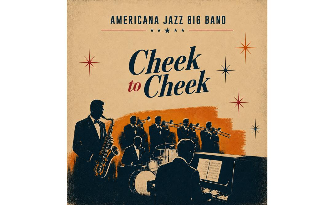Americana Jazz Big Band celebra a tradição das grandes bandas em releitura de “Cheek to Cheek” com participação de Mila Barros